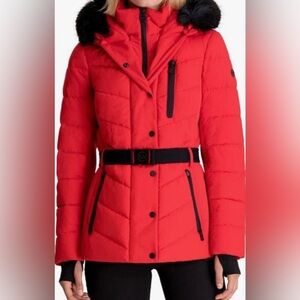 Women’s Michael Kors Belted Puffer Coat